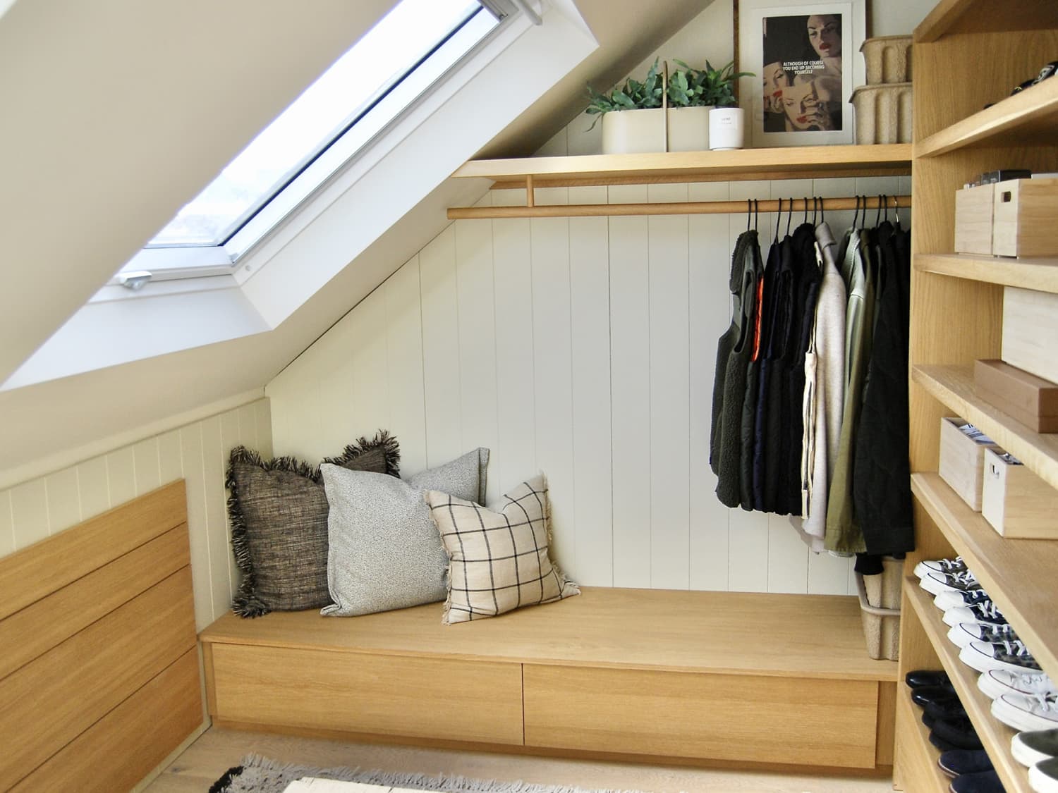 Under shop loft storage
